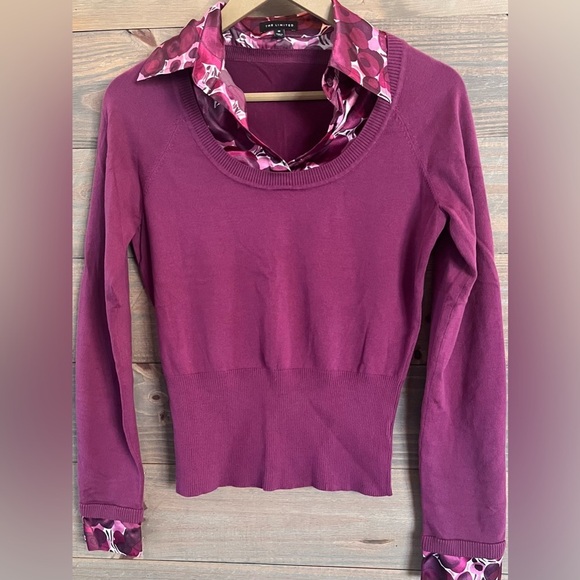 Y2K VINTAGE “THE LIMITED” SWEATER SHIRT COMBO - Picture 2 of 5